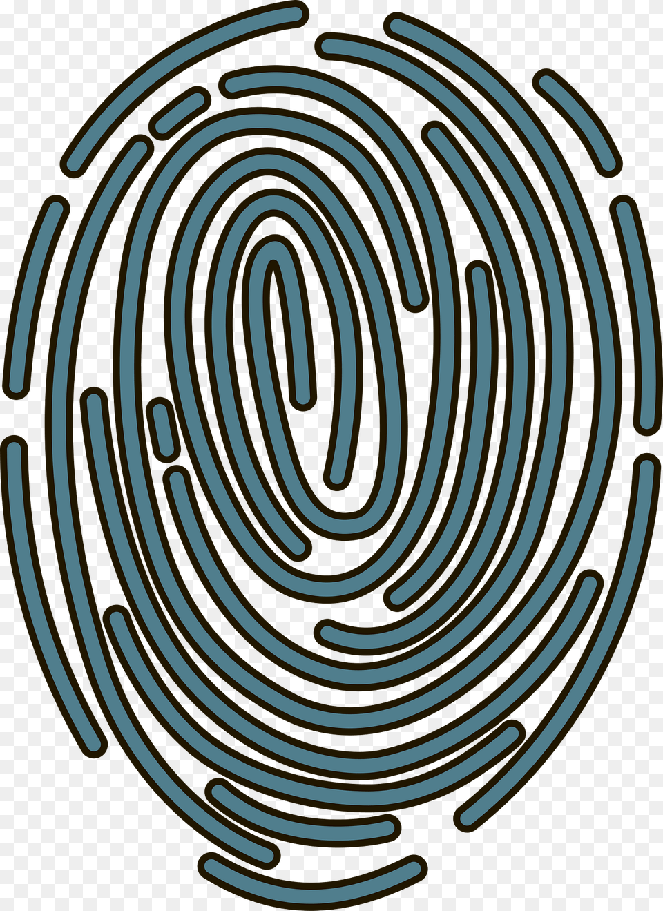 Fingerprint Clipart, Spiral, Maze Png Image