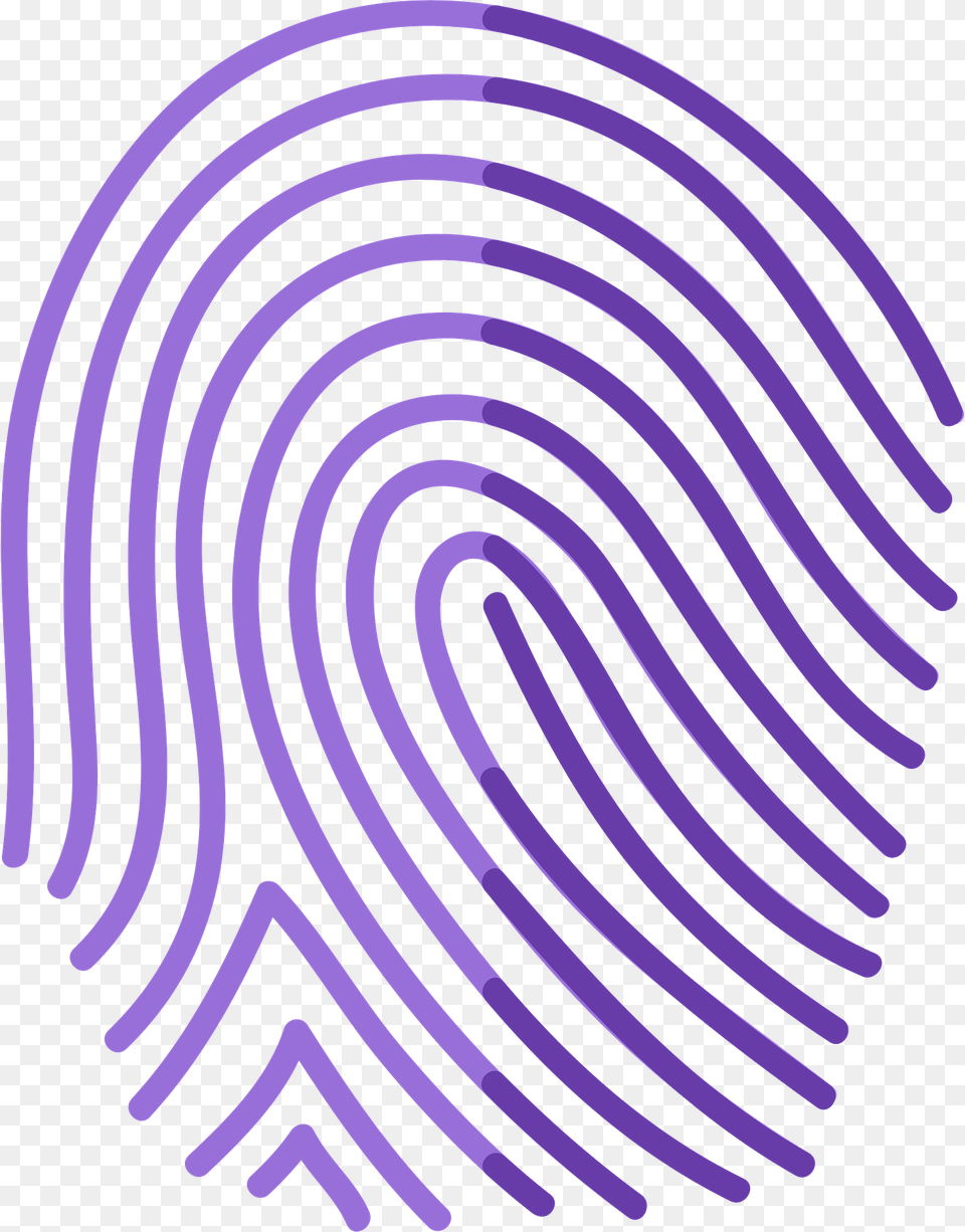 Fingerprint Clipart, Purple, Spiral, Pattern Png