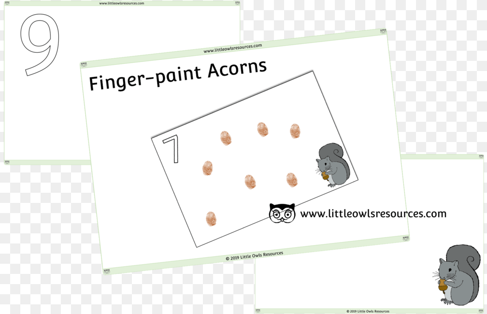 Fingerprint Finger Paint Acorns, Animal, Cat, Mammal, Pet Png Image