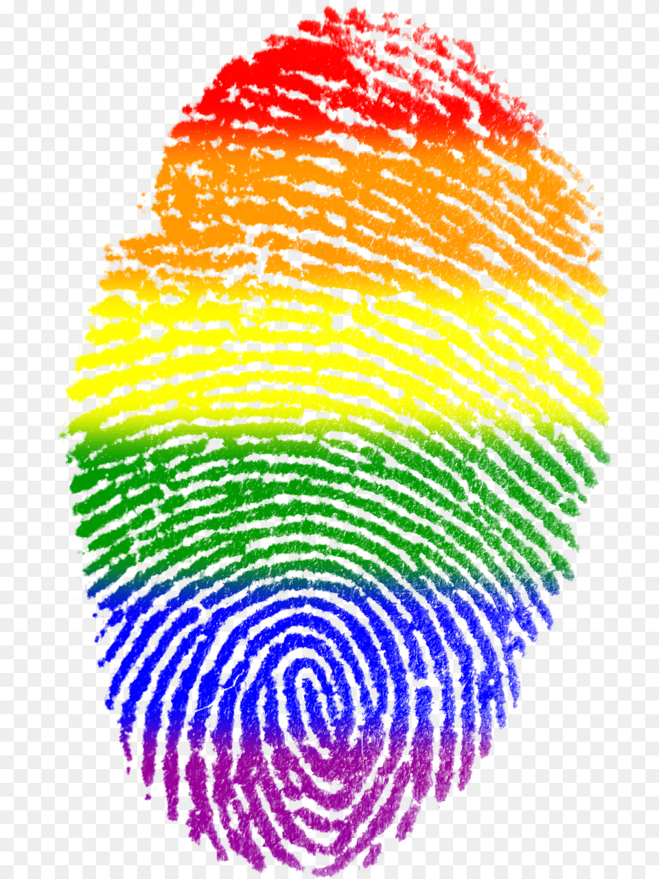 Fingerprint Gay Flag Symbol Finger Rainbow Lgbt, Sphere, Spiral, Person, Art Png