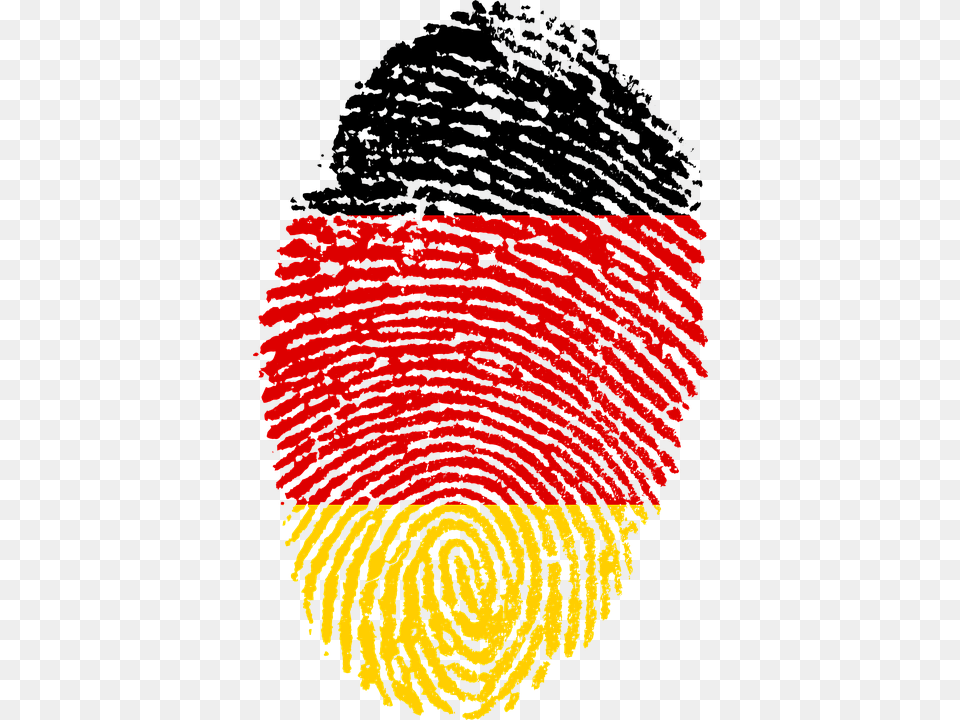 Fingerprint Germany Flag, Logo, Person Free Png Download
