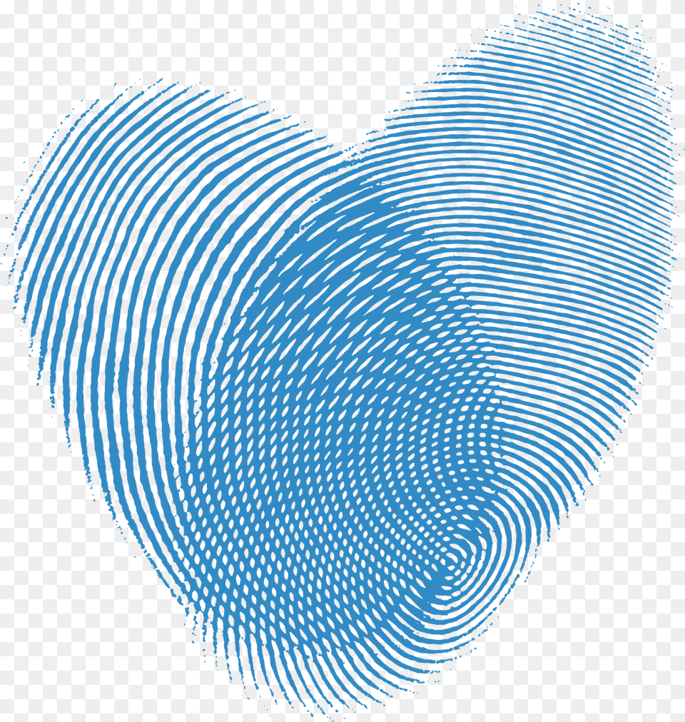 Fingerprint Heart Stock Photo Corazon Con Huellas Digitales, Home Decor, Pattern, Person, Accessories Free Png Download
