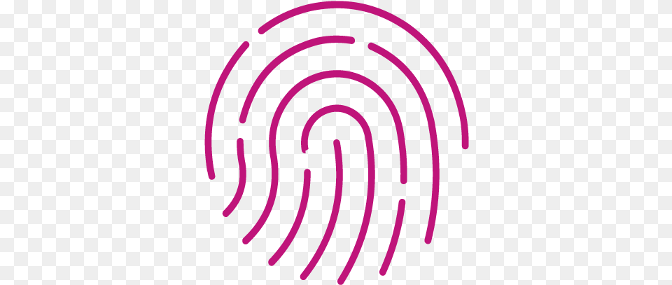 Fingerprint Icon Circle, Spiral Free Png Download