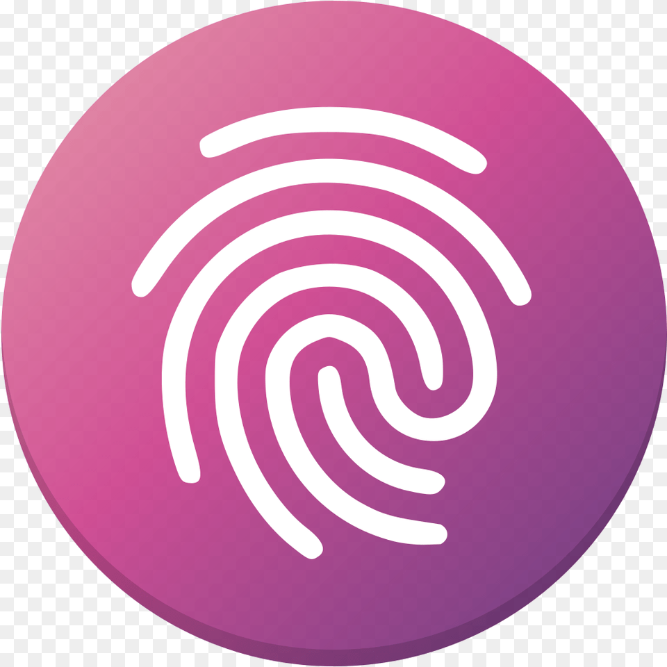 Fingerprint Icon White Background, Spiral, Disk Free Transparent Png