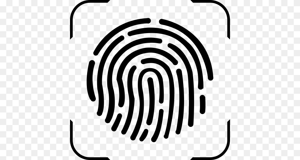 Fingerprint Log Logn And Vector For, Gray Free Transparent Png
