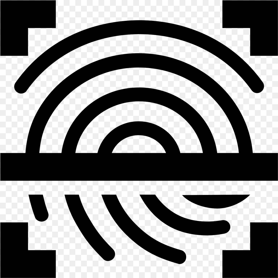 Fingerprint Scan Icon Fingerprint Scanner, Gray Free Png