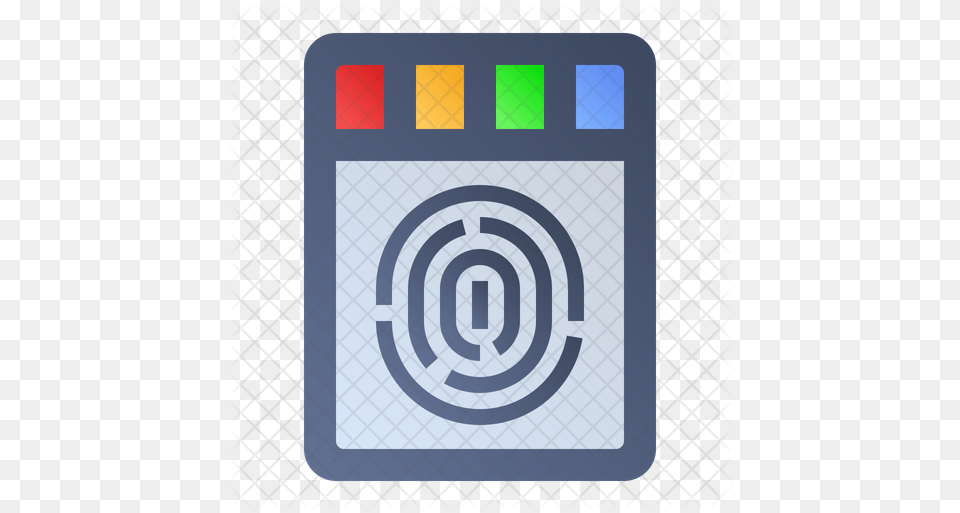 Fingerprint Scanner Icon Falconry, Gun, Shooting, Weapon, Road Sign Png Image