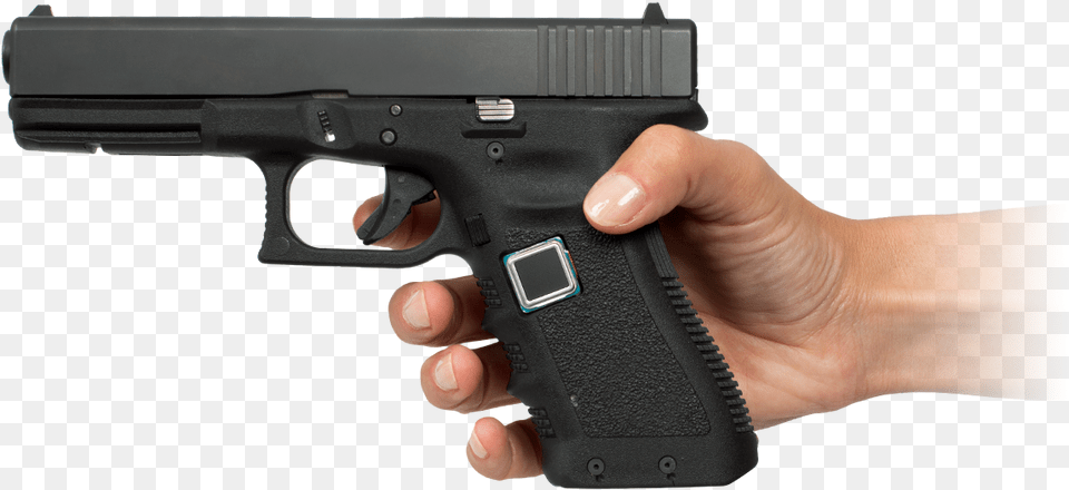 Fingerprint Smart Gun, Firearm, Handgun, Weapon Png Image