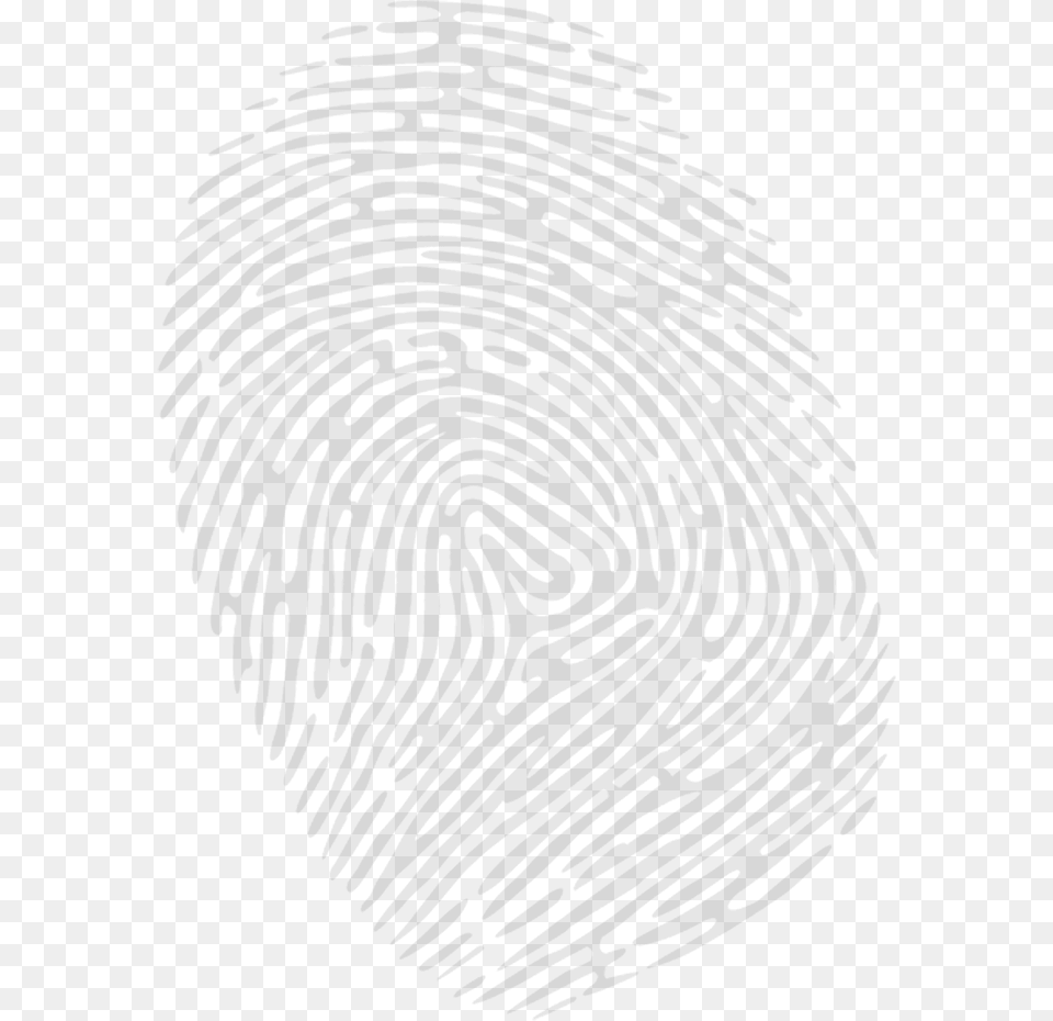 Fingerprint Transparent White Circle, Gray Png