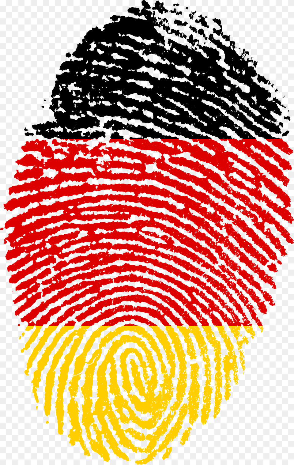 Fingerprint With German Flag Clipart, Home Decor, Art, Modern Art, Person Free Transparent Png