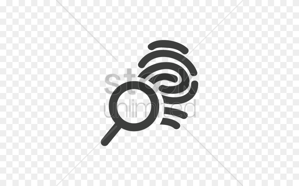 Fingerprint With Magnifying Glass Vector Lighting, Electrical Device, Microphone Png Image