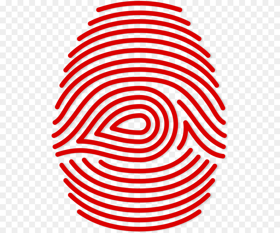 Fingerprints Clipart Black And White Clear Background Fingerprint, Coil, Spiral, Person, Light Free Png