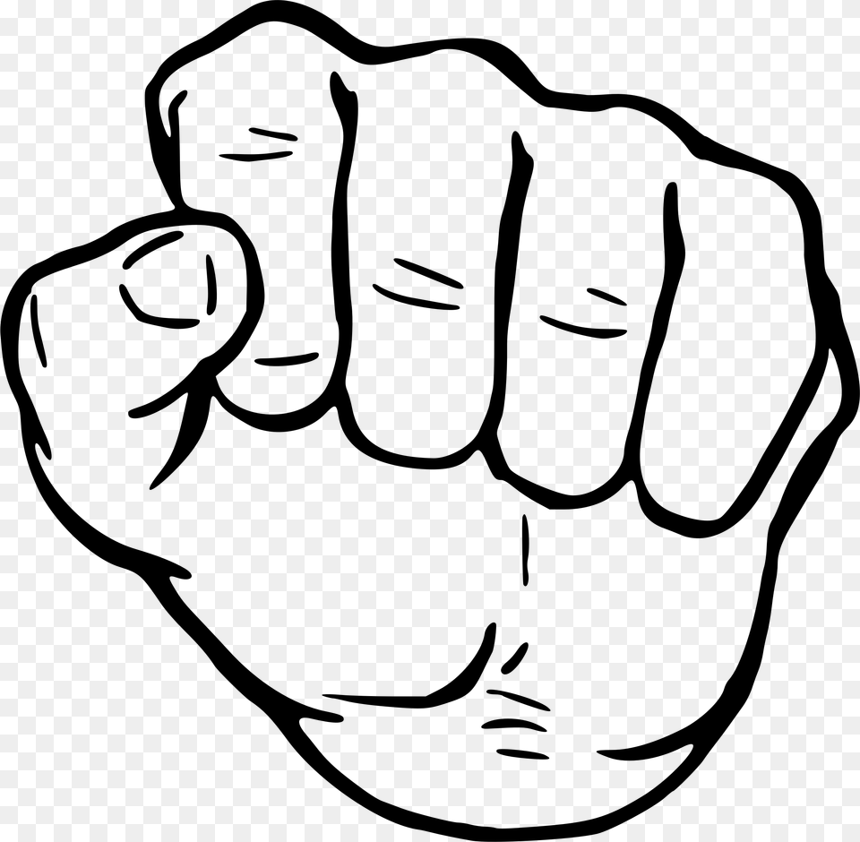 Fingers Clipart Fist Hands In Handcuffs Drawing, Gray Free Png Download