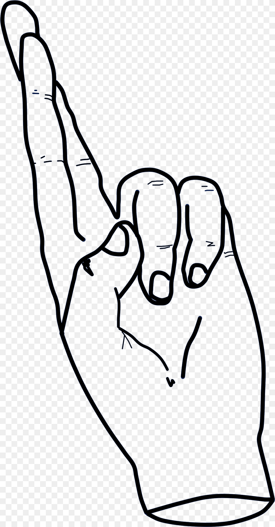Fingers Clipart Svg Line Art, Clothing, Glove, Body Part, Hand Free Png
