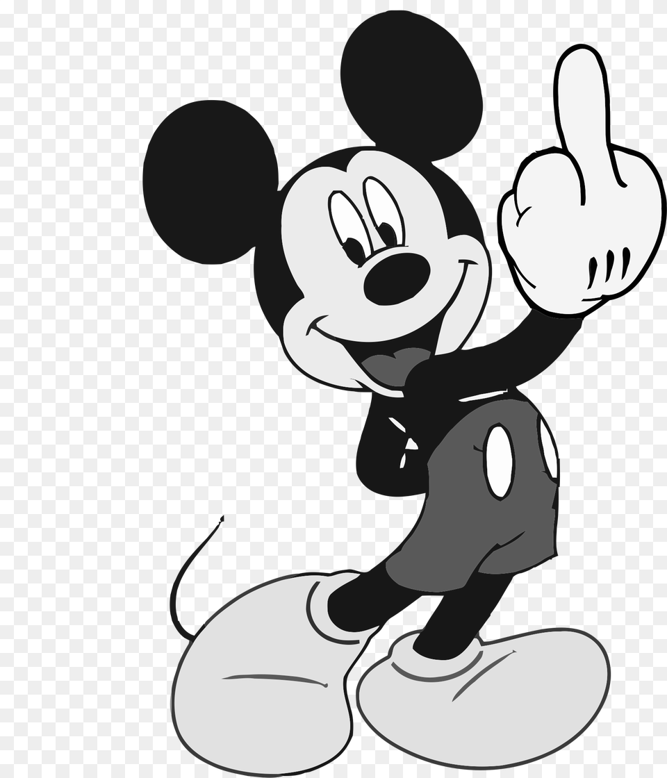 Fingers Drawing Mickey Mouse Mickey Mouse Middle Finger, Cartoon, Baby, Person, Face Free Png