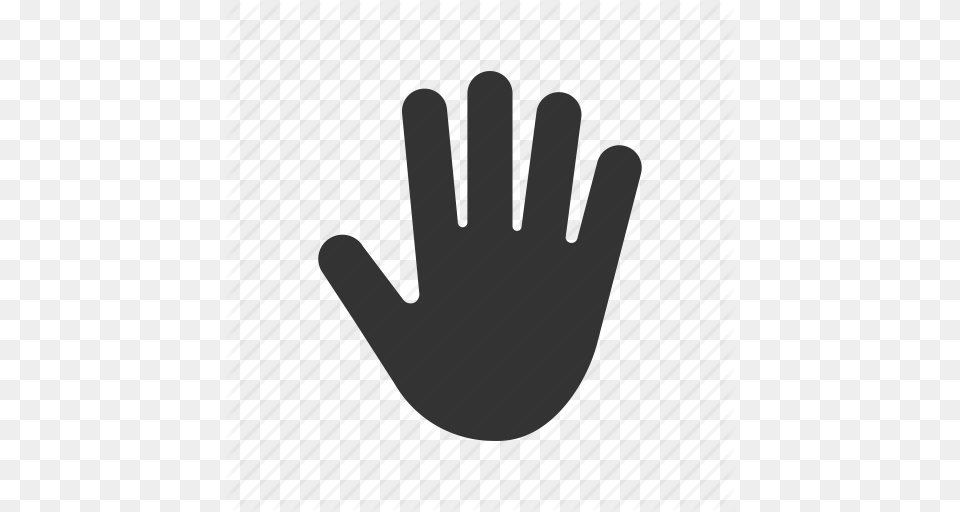 Fingers Five Hand Gesture Open Palm Icon, Clothing, Cutlery, Fork, Glove Free Png Download