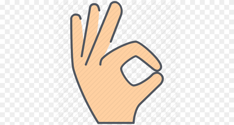 Fingers Gesture Hand Language Ok Sign Well Done Icon, Body Part, Clothing, Glove, Person Png