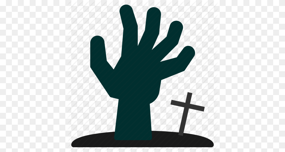 Fingers Ghost Halloween Hand Horror Scary Zombie Icon, Clothing, Glove, Cross, Symbol Free Transparent Png