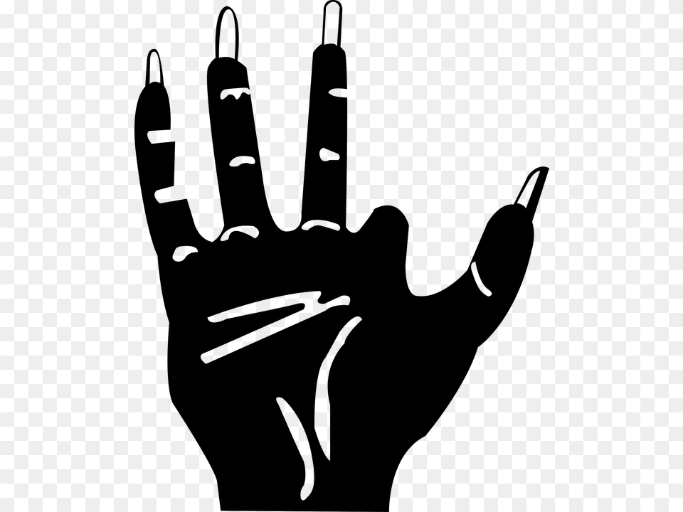 Fingers Hand Zombie Undead Mo Zumbi, Gray Free Transparent Png