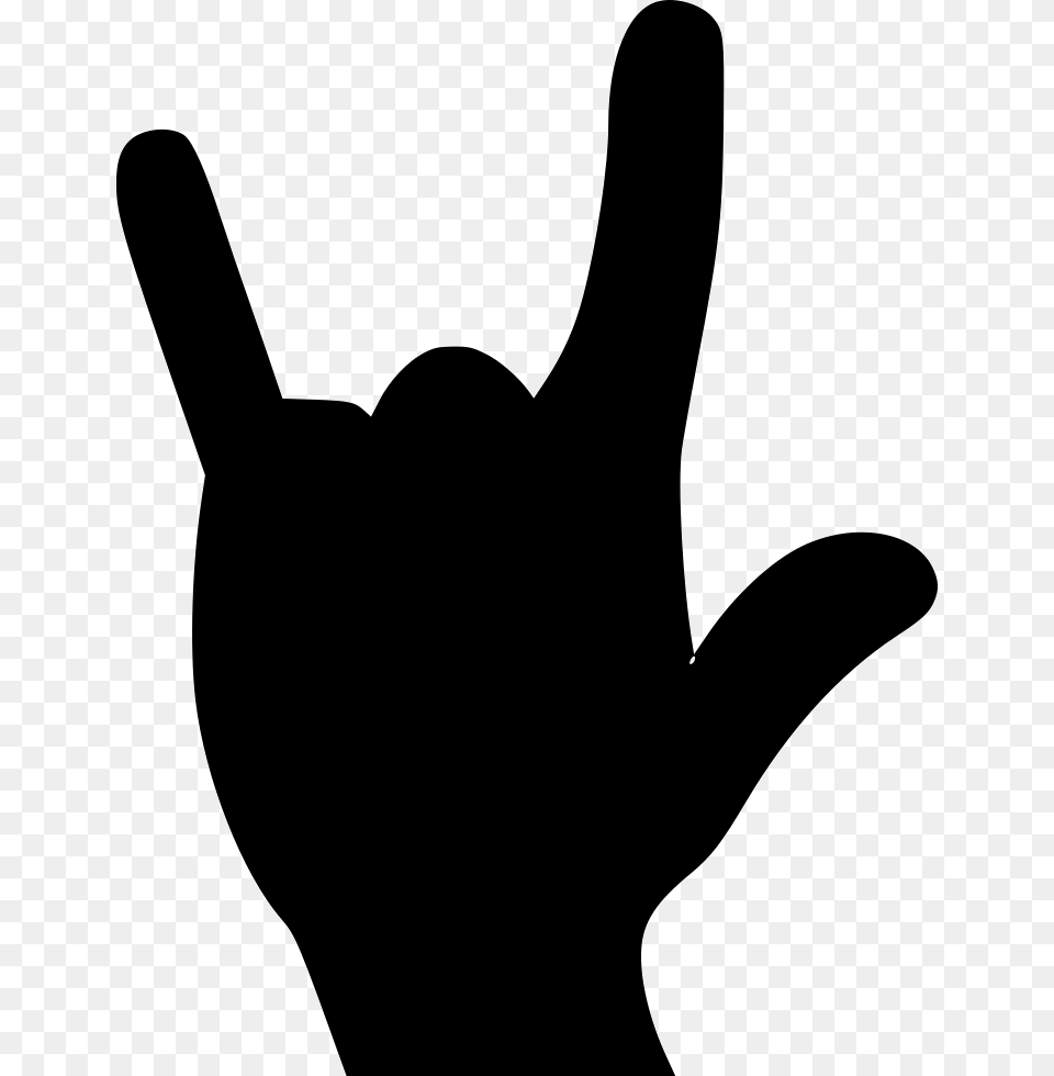 Fingers Icon Onlinewebfonts Com Rock On Hand Sign, Body Part, Finger, Person, Silhouette Free Transparent Png