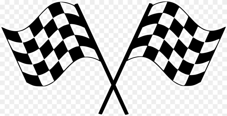 Finish Line Clipart Checkerboard Checkered Flag, Stencil, Logo, Symbol, Emblem Png Image