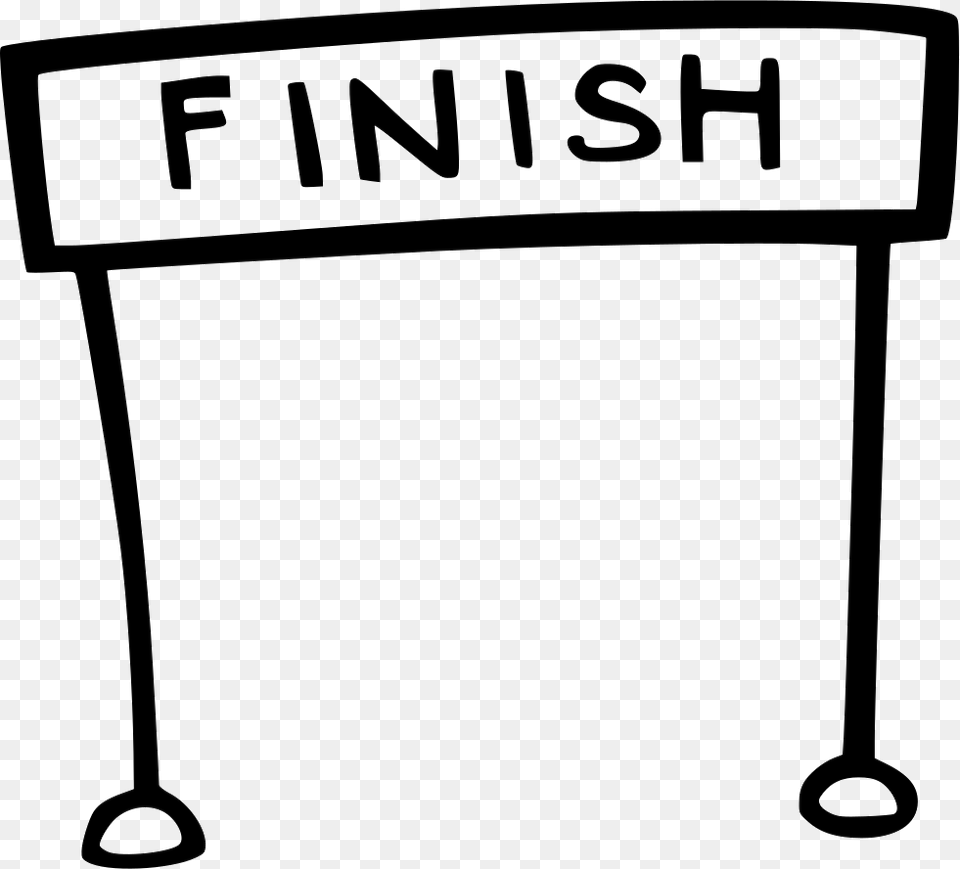 Finish Line Icon Download, Text, Sign, Symbol, Gas Pump Free Transparent Png