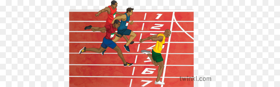 Finish Line Illustration Twinkl Sprint, Person, Male, Boy, Child Free Png Download