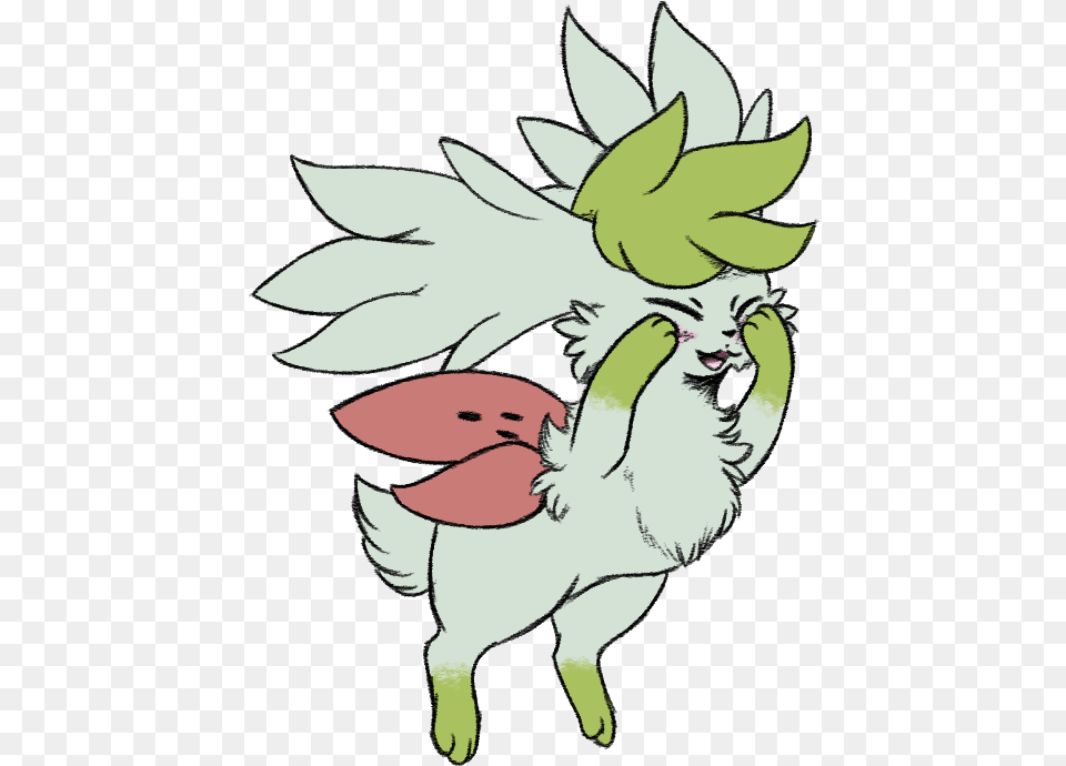 Finished An Old Sketch Of Shaymin Cartoon, Baby, Person, Book, Comics Free Png Download