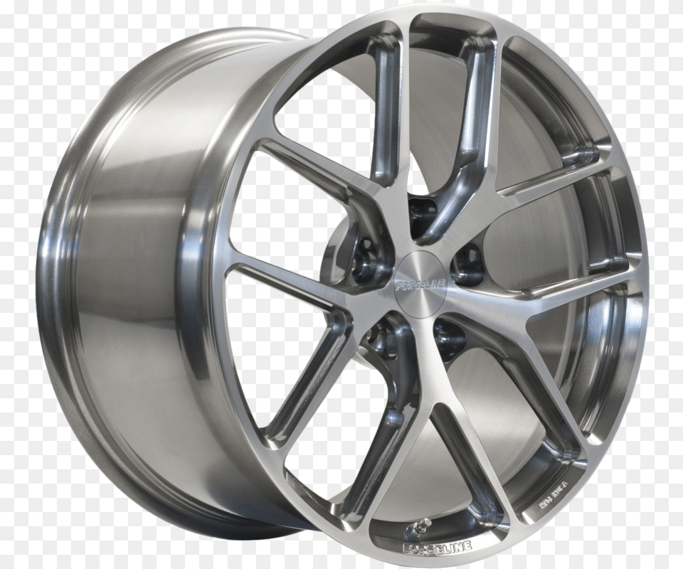 Finished In Transparent Smoke And Htm Forgeline, Alloy Wheel, Car, Car Wheel, Machine Png Image