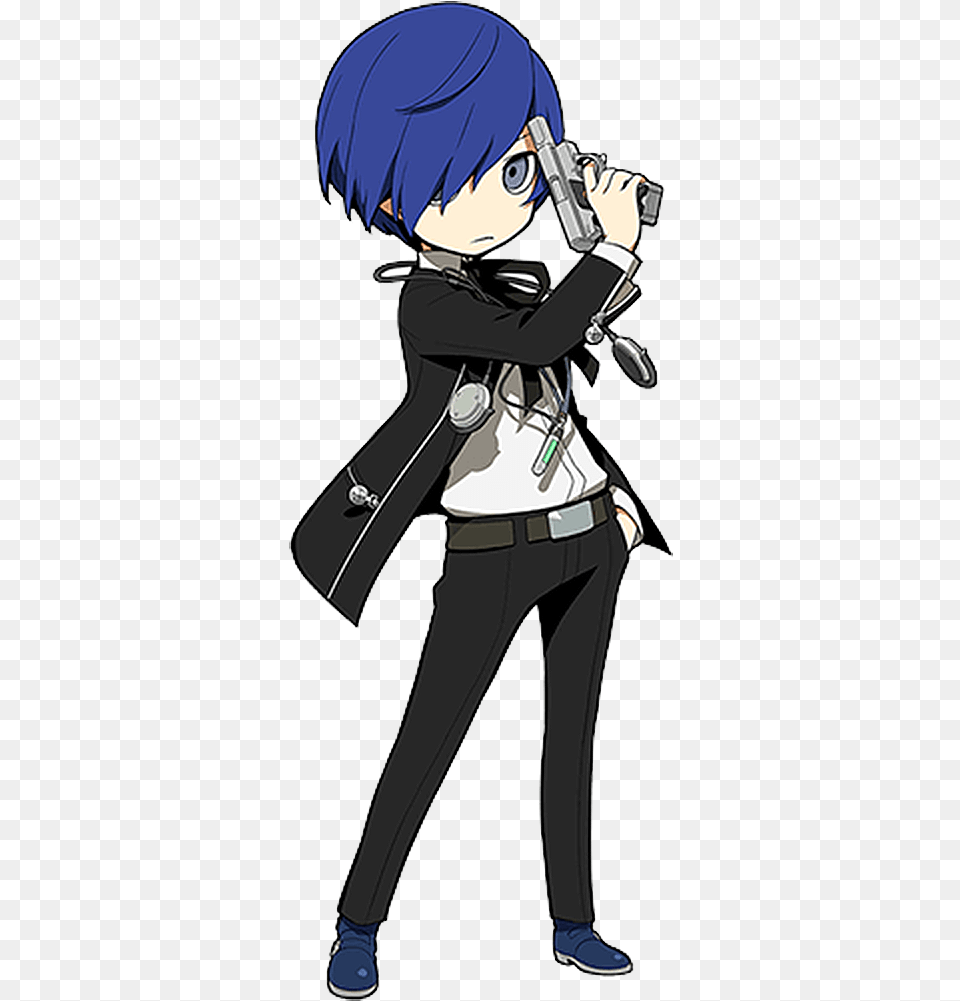 Finished Kh3 On Twitter Persona Q2 P3 Protagonist, Book, Comics, Publication, Manga Png