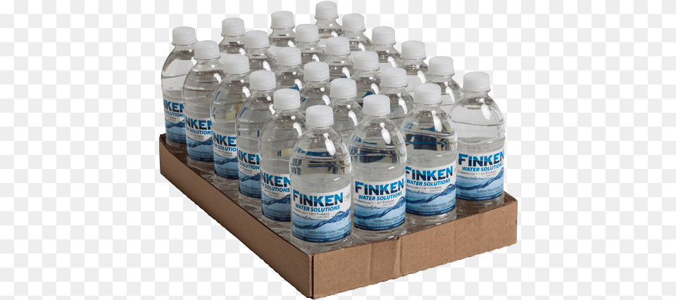 Finken Waterbottlebox Finken Compani Box Of Mineral Water, Beverage, Bottle, Mineral Water, Water Bottle Png Image