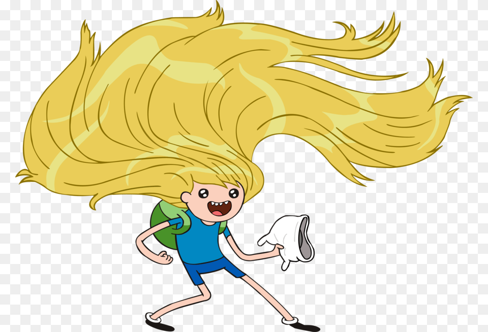 Finn Adventure Time Long Hair, Face, Head, Person, Book Png Image