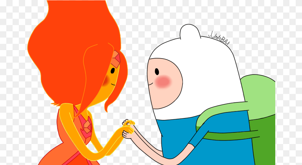 Finn And Flame Princess, Cartoon Free Png Download