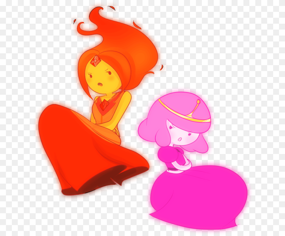 Finn And Jake Flame Princess And Bubblegum, Clothing, Face, Hat, Head Free Png Download