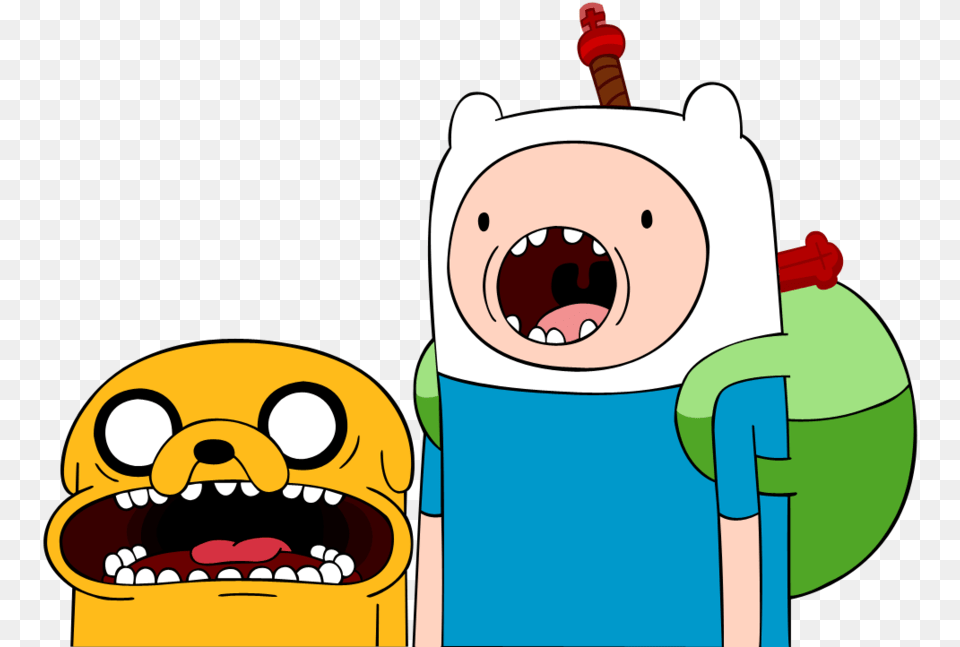 Finn And Jake Shocked By 100latino Adventure Time Finn Et Jake, Animal, Bear, Mammal, Wildlife Png Image