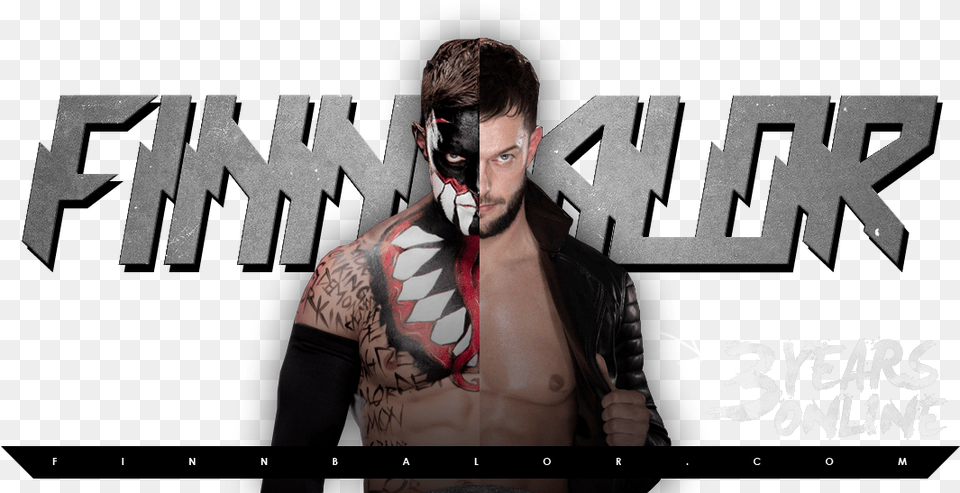 Finn Balor Goth Subculture, Person, Skin, Tattoo, Adult Free Png