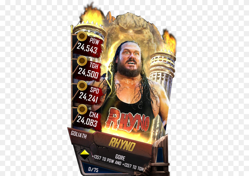 Finn Balor Wwe Supercard, Advertisement, Poster, Adult, Male Png