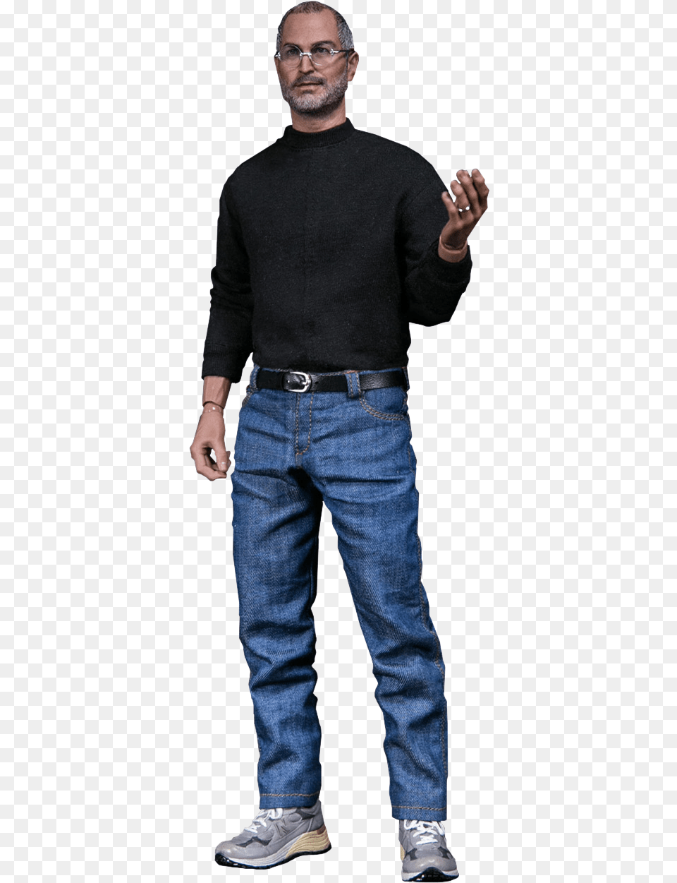 Finn Star Wars Action Figures Hot Toys Steve Jobs Standing, Pants, Jeans, Person, Hand Free Png Download