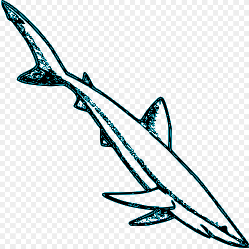 Fins Clipart Blue Shark, Animal, Sea Life, Fish, Bow Png