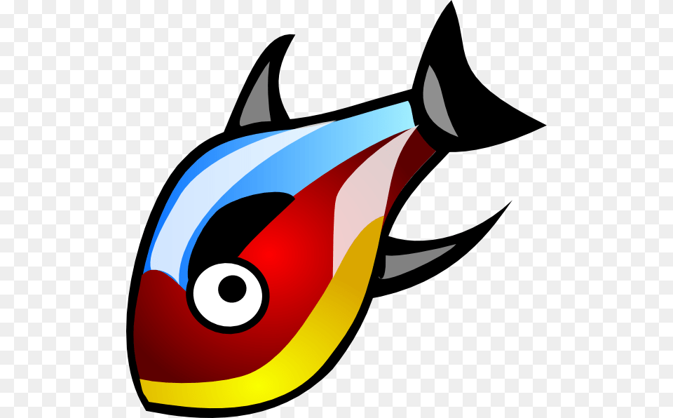 Fins Clipart Colorful Fish, Animal, Sea Life, Shark Free Transparent Png