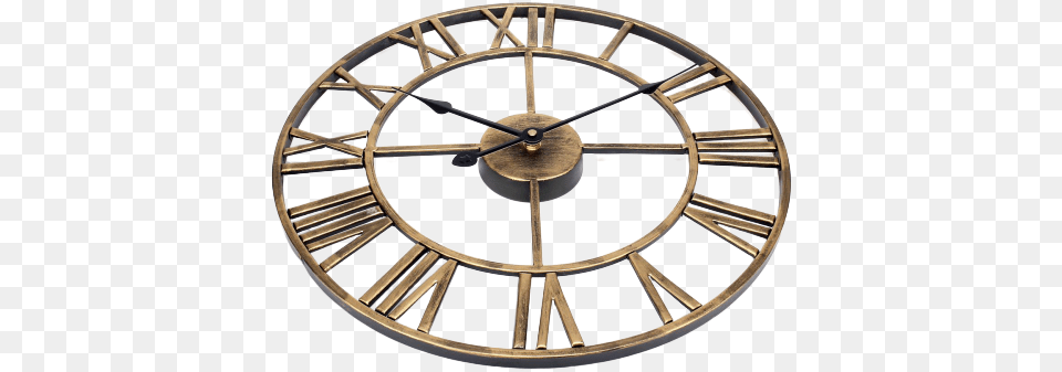 Finvis Gold Large Modern Wall Clock In 2020 Large Wall Wall Clock, Machine, Wheel, Analog Clock, Wall Clock Png