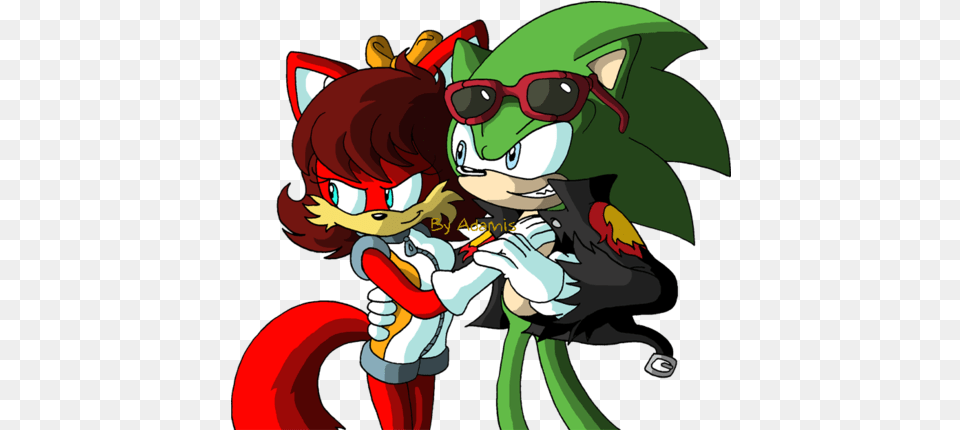 Fiona Kinda Bad Arsch Zoey De Fox En Sonic X, Book, Comics, Publication, Baby Png Image