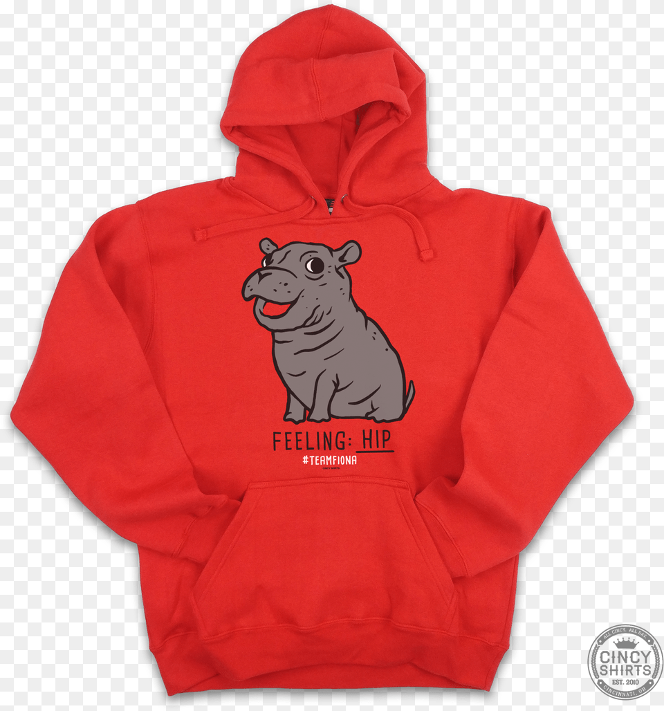 Fiona The Hippo Hoodie, Clothing, Hood, Knitwear, Sweater Free Png