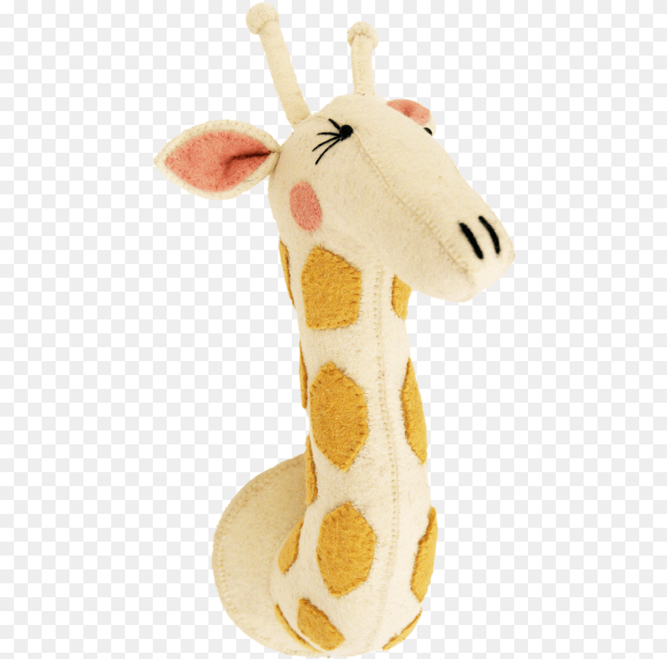 Fiona Walker England Giraffe Head Wall Mount Multi, Plush, Toy, Home Decor, Animal Free Png Download