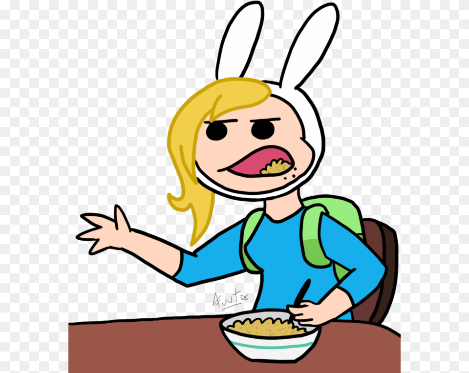 Fionna As Cereal Guy Adventure Time, Food, Lunch, Meal, Baby Free Png