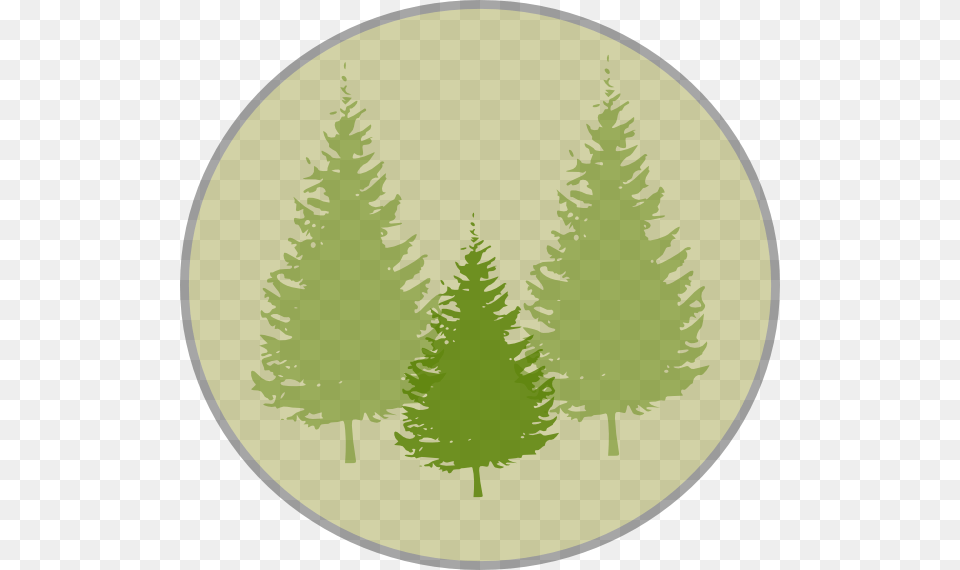 Fir Tree Clipart Three Pine Pine Tree Silhouette, Plant, Leaf, Green, Home Decor Free Png Download