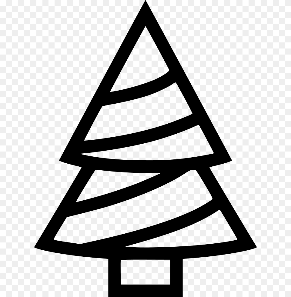 Fir Tree Red Christmas Clip Art, Triangle, Cross, Symbol Free Png Download
