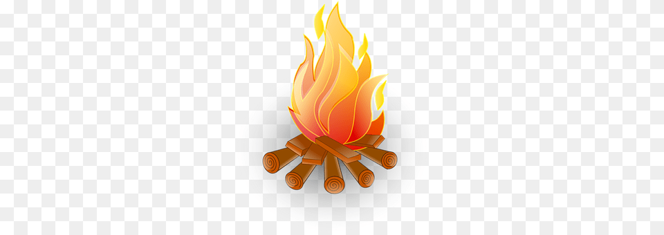 Fire Flame, Bonfire, Birthday Cake, Cake Png Image