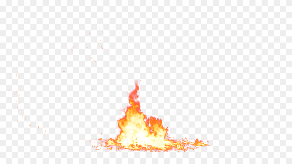 Fire, Flame, Bonfire, Outdoors, Nature Free Png Download