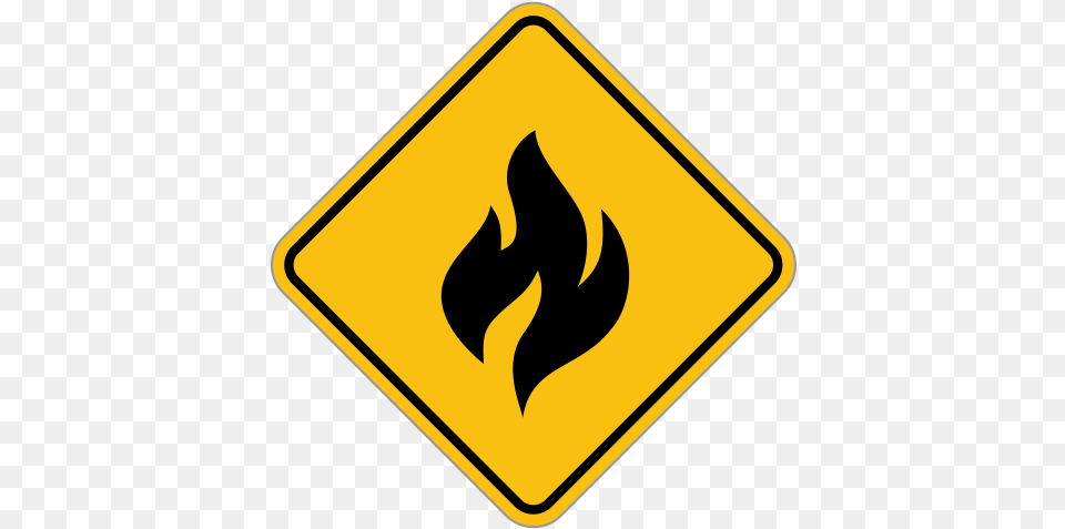 Fire Alert Svg Clip Arts Traffic Sign, Symbol, Road Sign, Blackboard Png